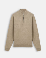 Pullover a mezza zip