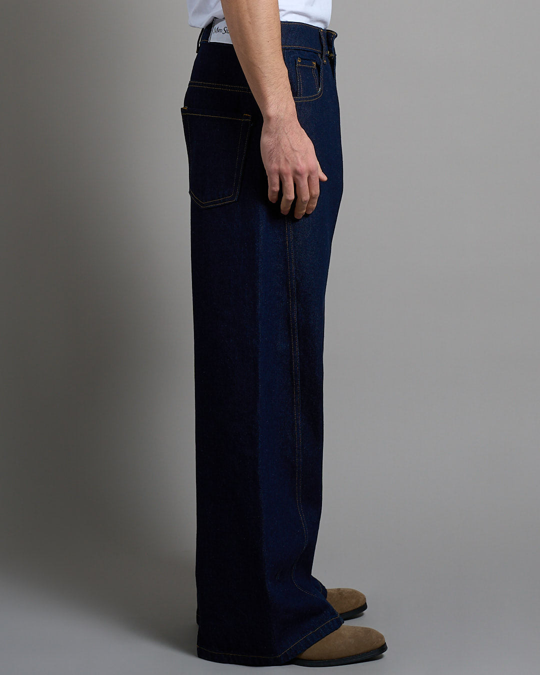 Jeans con Cucitura lavaggio zero