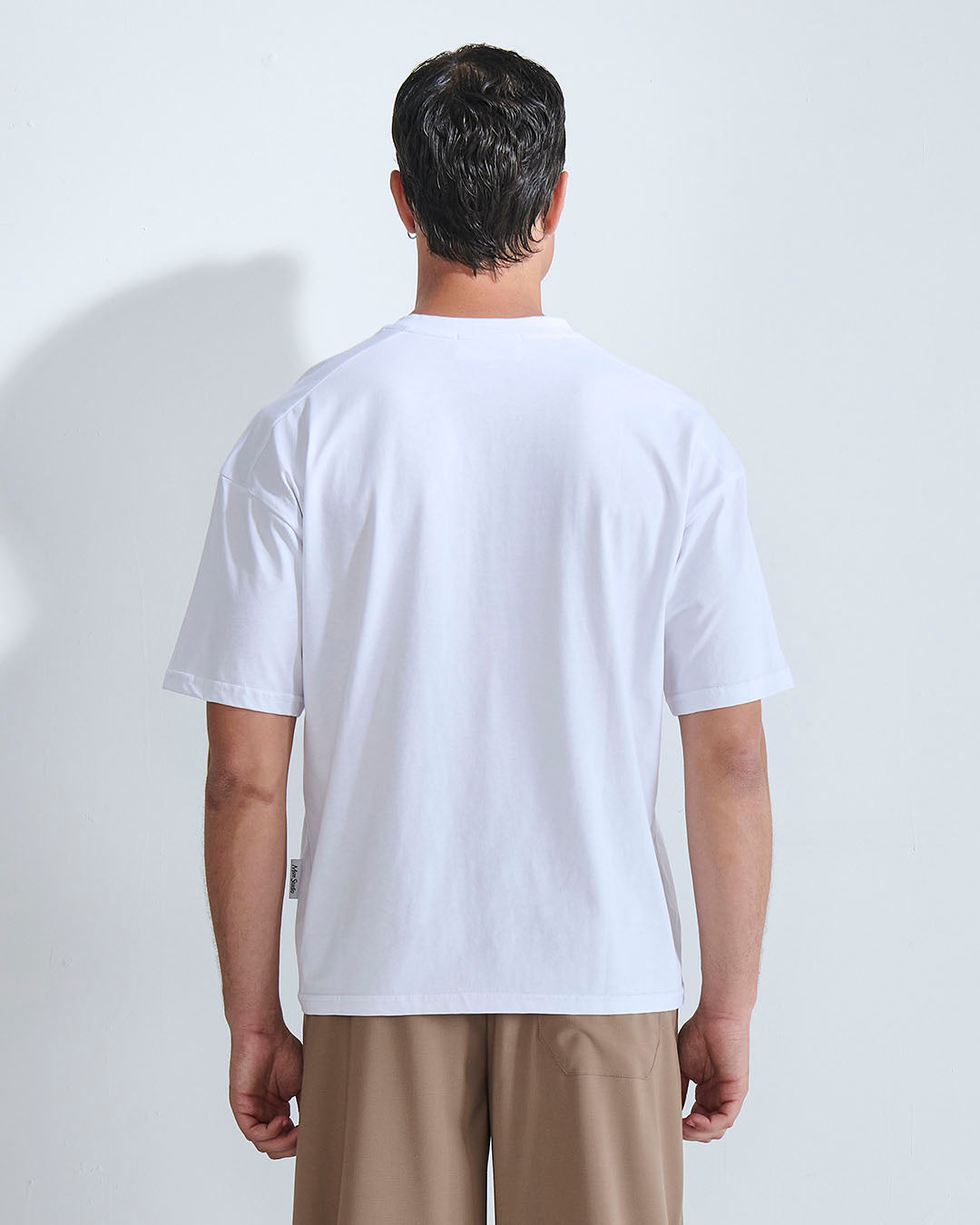 T-shirt cropped scollo a v