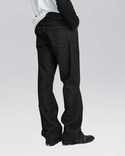 Denim flare fit lavaggio zero