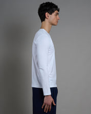 T-Shirt Slim fit basic manica lunga