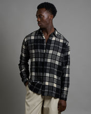 Camicia a quadri in fibra di cotone