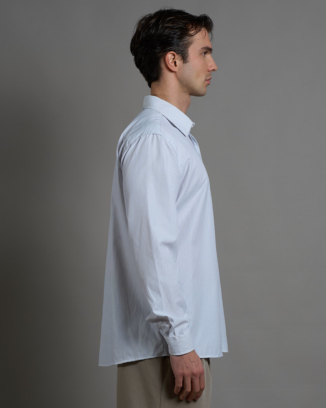 Camicia Relax fit rigata