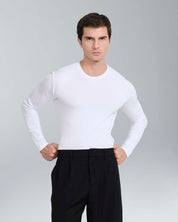T-shirt longsleeve in viscosa
