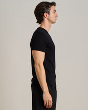 T-shirt girocollo in filo